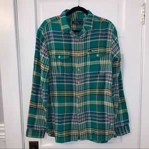 Polo Ralph Lauren Green Plaid Flannel